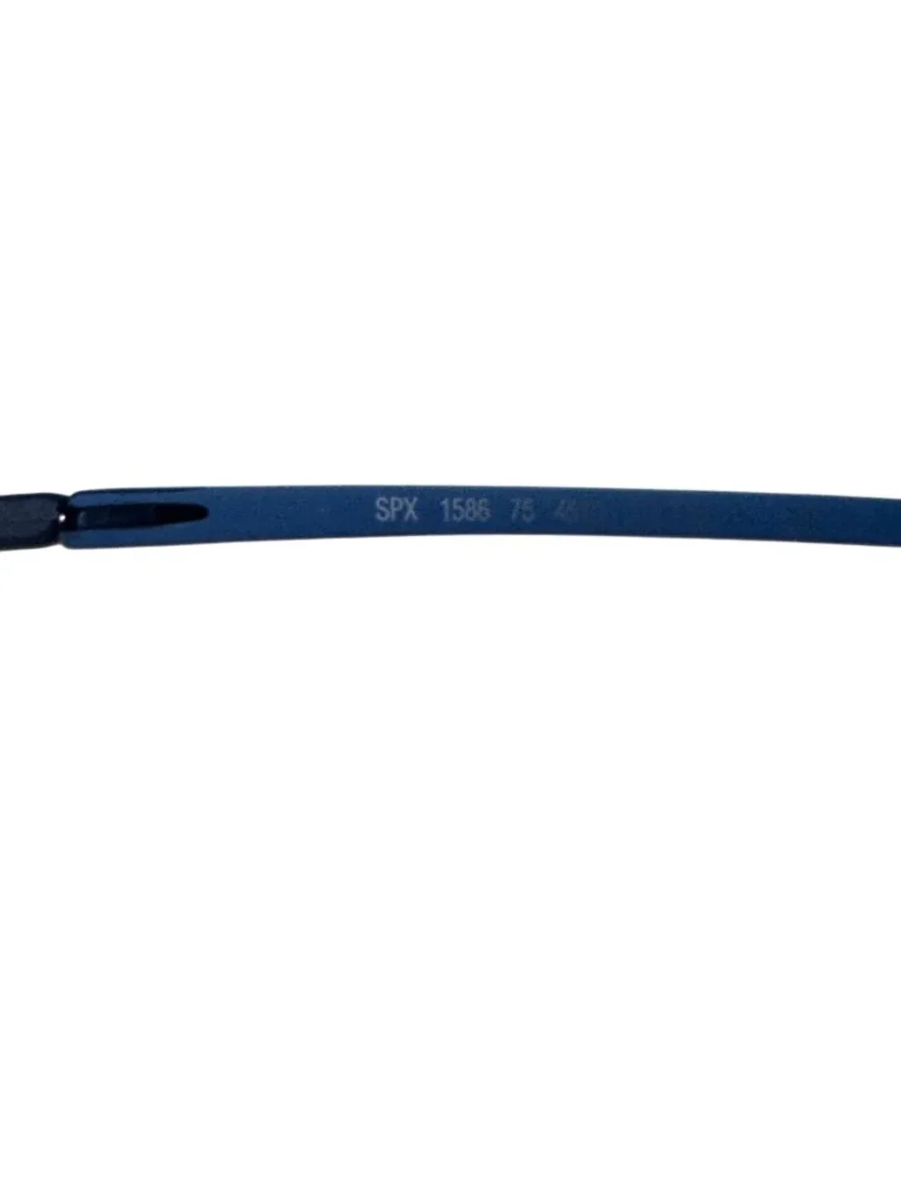 Silhouette SPX 1586 51-16 Womens Blue Half-Rim Eyeglasses Lightweight Frame